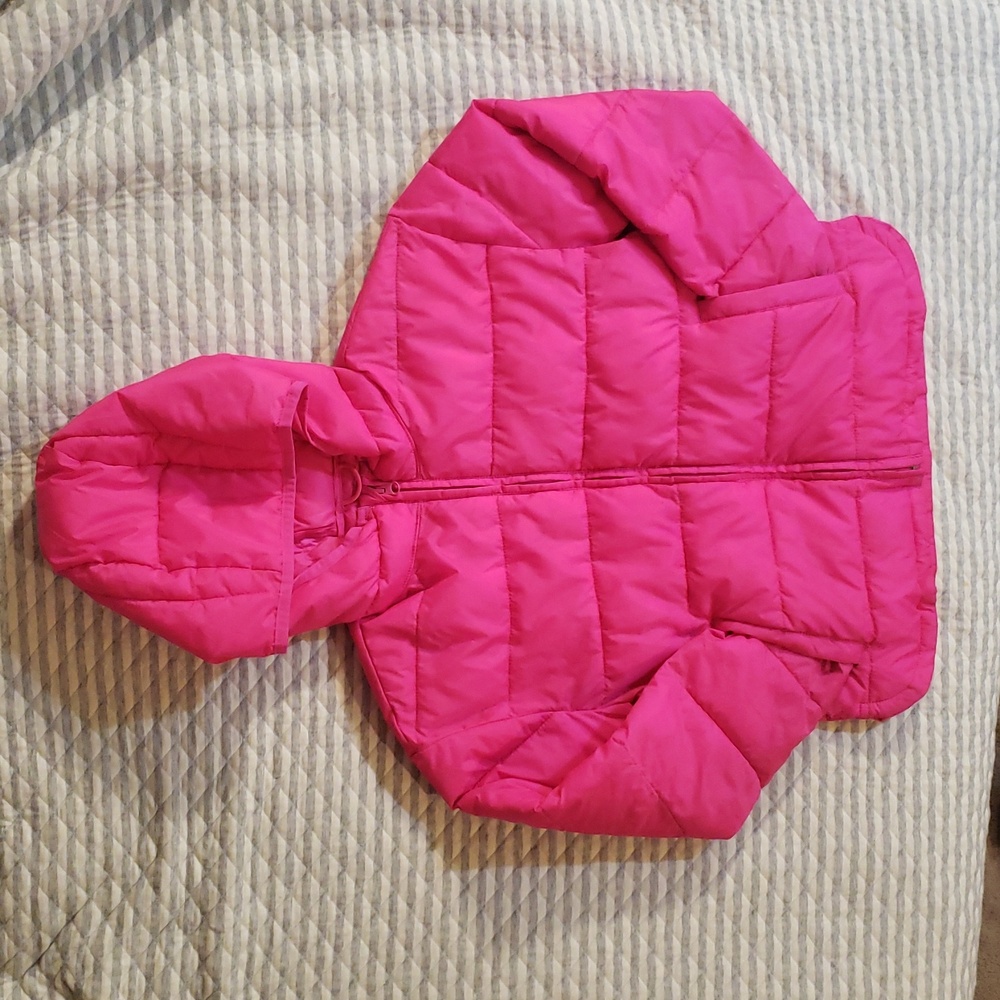 Vibrant Pink Puffer Jacket